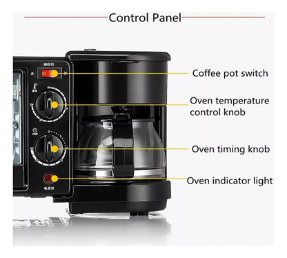 Máquina para Desayunos 3 en 1