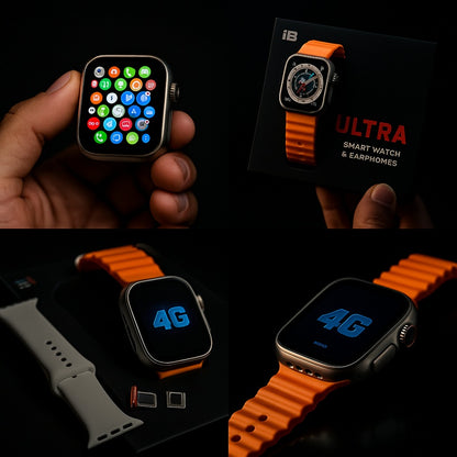 MyoWave™ i8 Ultra Smartwatch + Audífonos Bluetooth